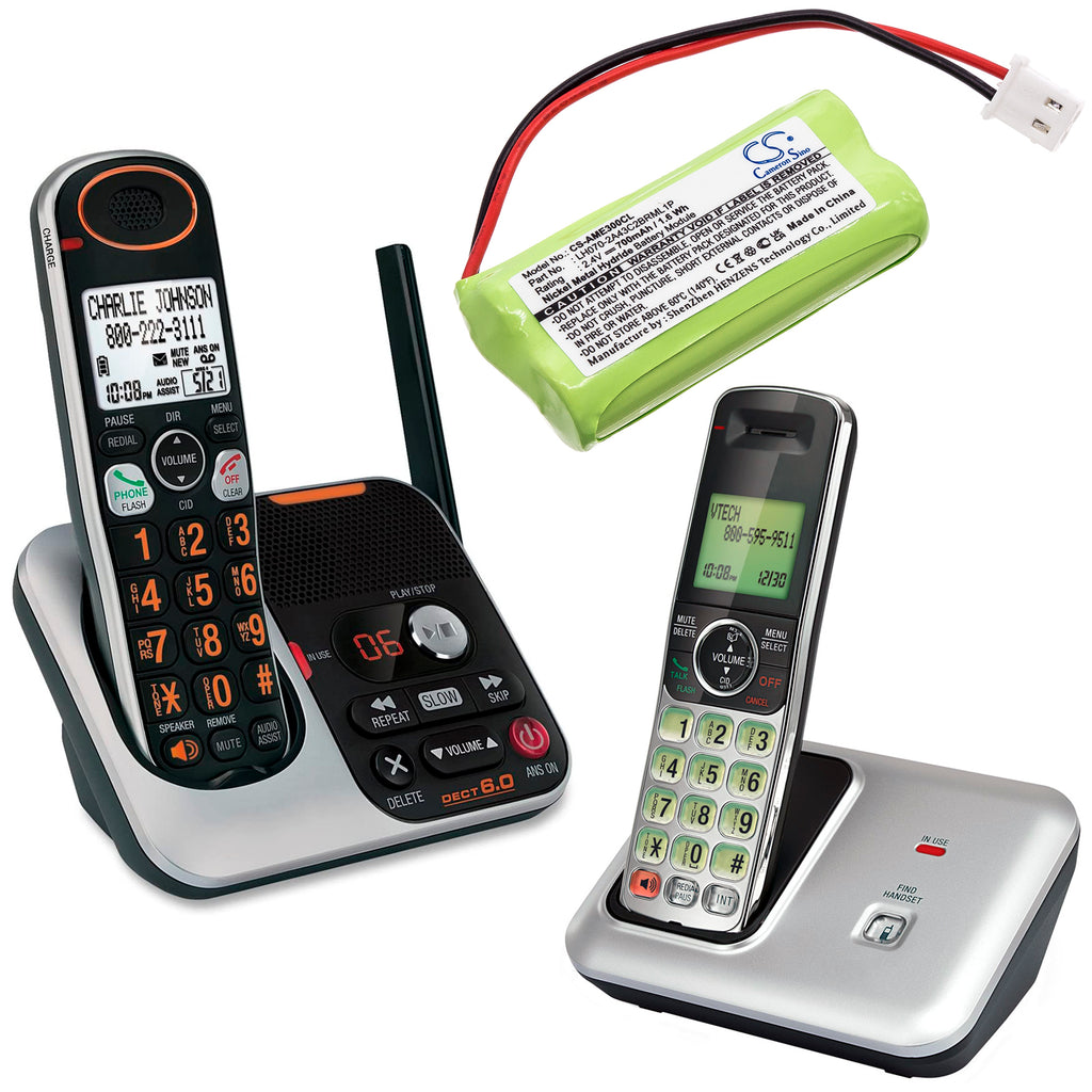 Battery for BT183342 At&t Cordless Phone - 2.4V