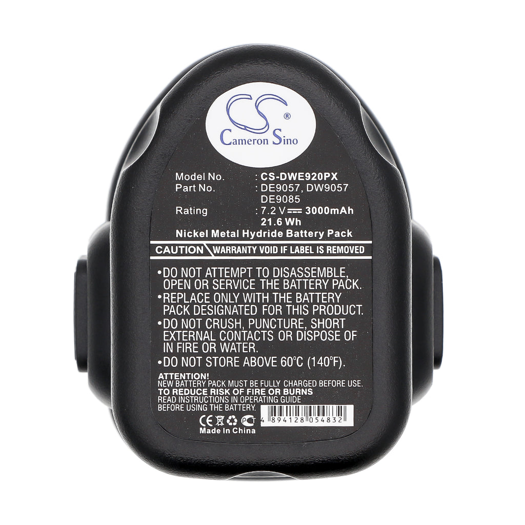 7.2V DeWalt 18V XRP DC9096 - NiMH Battery - 3000mAh