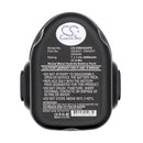 7.2V DeWalt 18V XRP DC9096 - NiMH Battery - 3000mAh