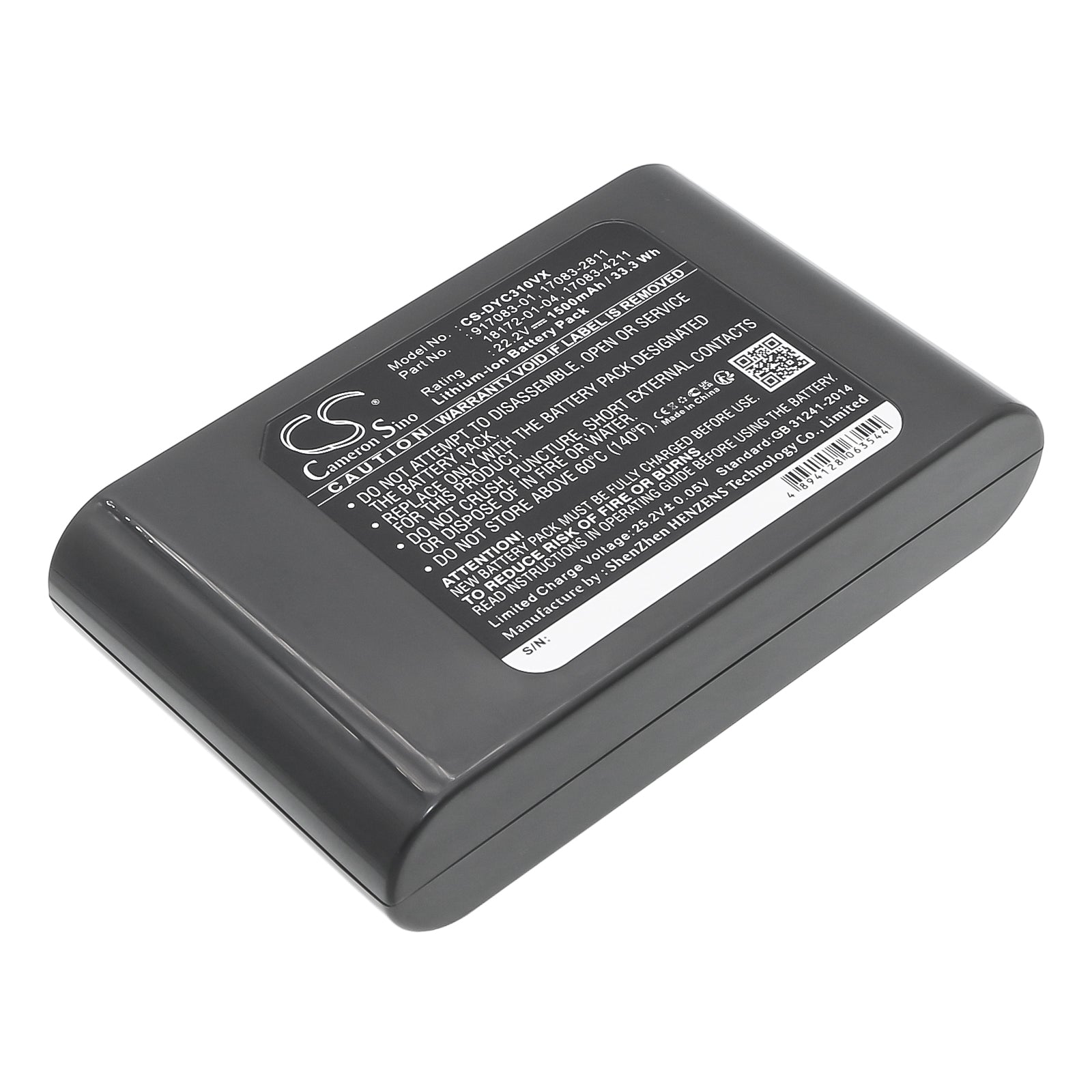 22.2V Battery for DC44 Animal Total Clean Dyson Vacuum