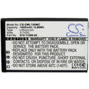 3.7V Battery for Garmin VIRB, VIRB Elite,  Virb Elite Action HD, E1GR, E1GRVIRBELITE Camera