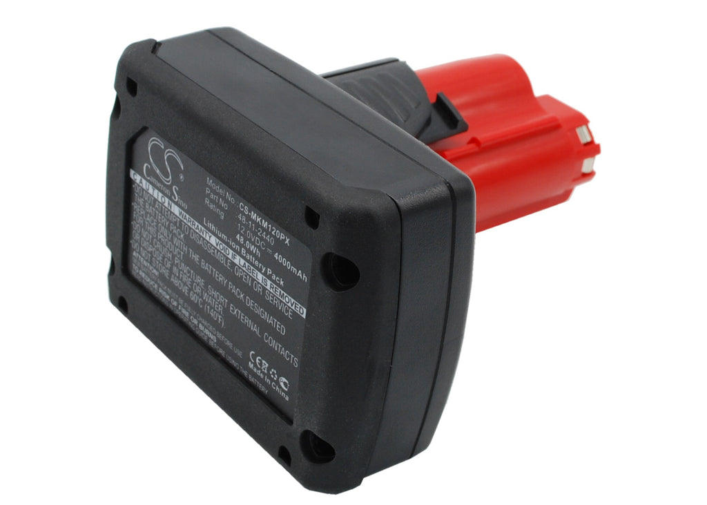 Milwaukee M12 12V Battery - 4000mAh