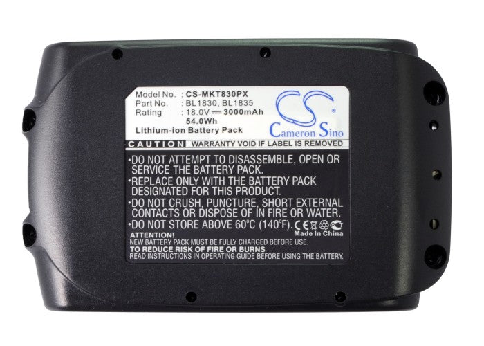 Makita 18V LXT Battery - BL1860B - 3000mAh