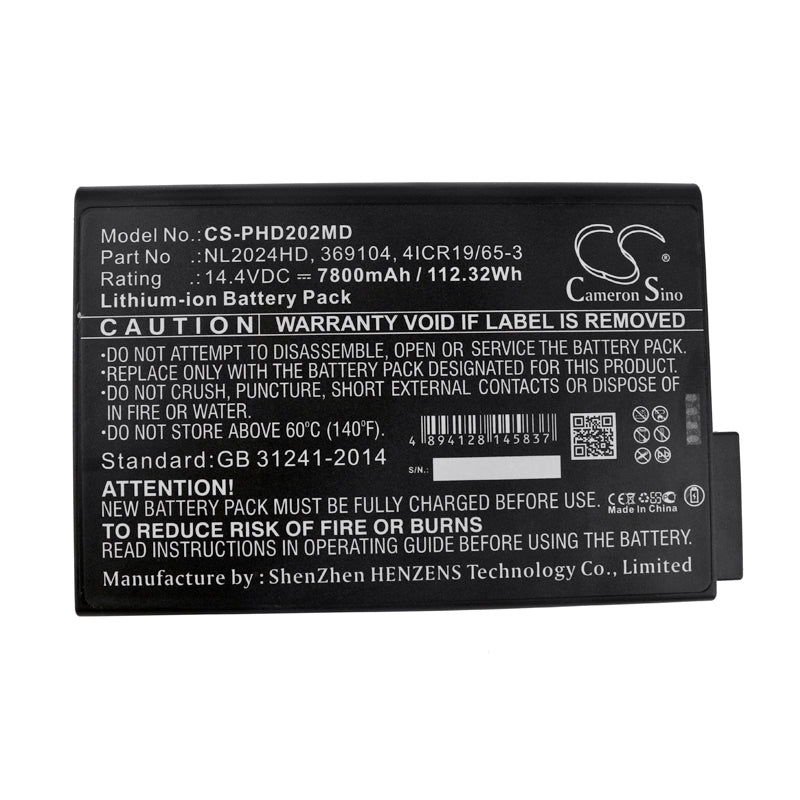 4ICR19/65-3 Rechargeable Battery Pack - for Philips