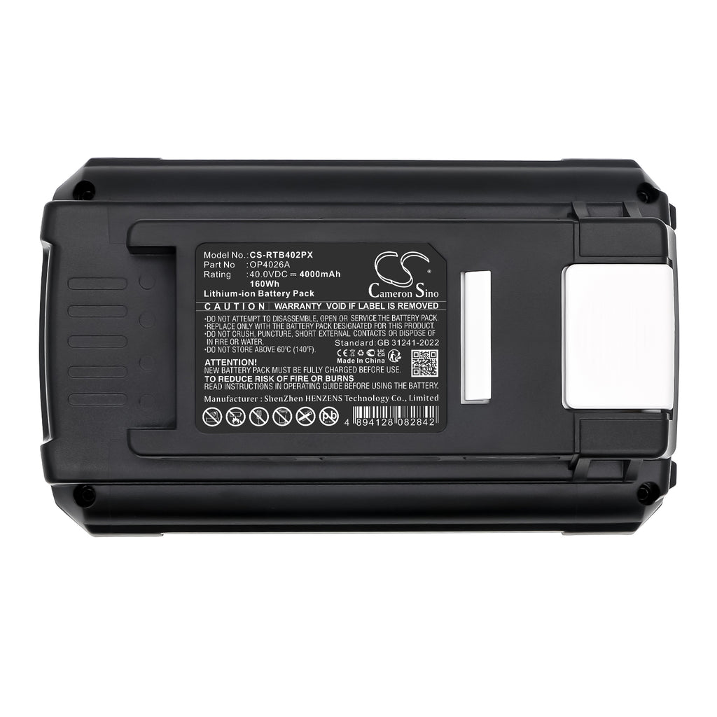 Ryobi 40V Battery - 4000mAh